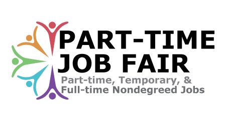 Part-time Job Fair (Spring 2022) logo